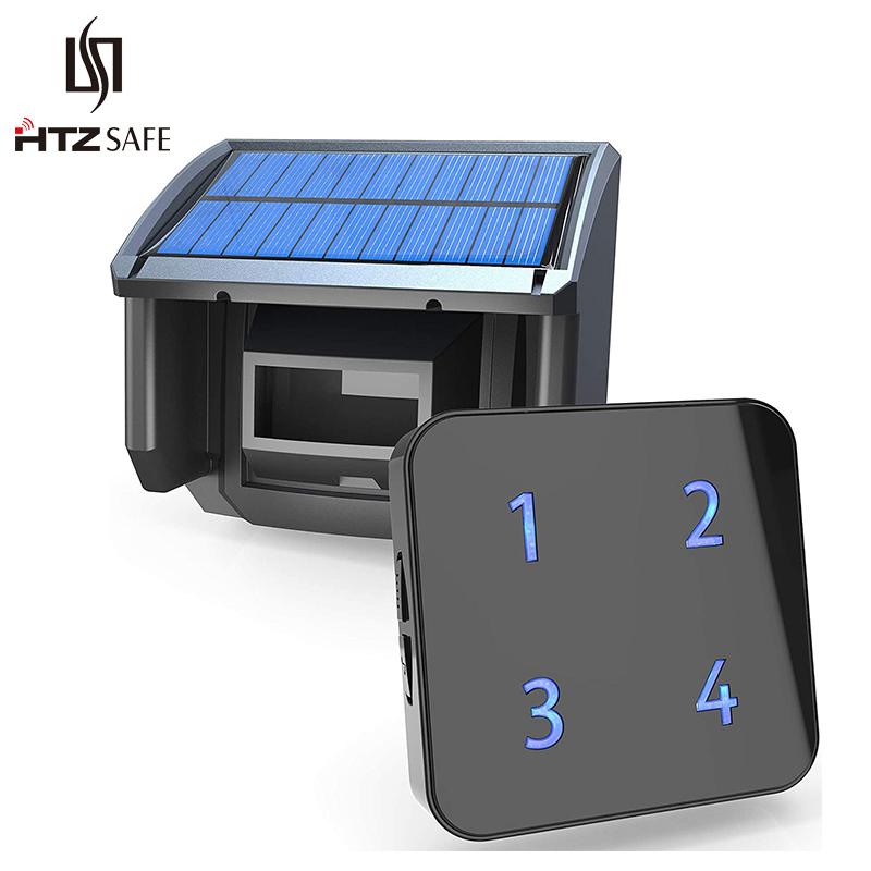 Wired Pathway Light - HTZSAFE 400 Meters Solar Wireless Driveway