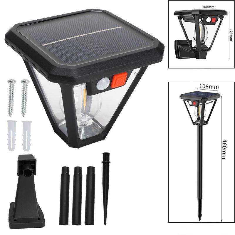 Dusk To Dawn Bulb - Solar Outdoor Light PIR Motion Sensor
