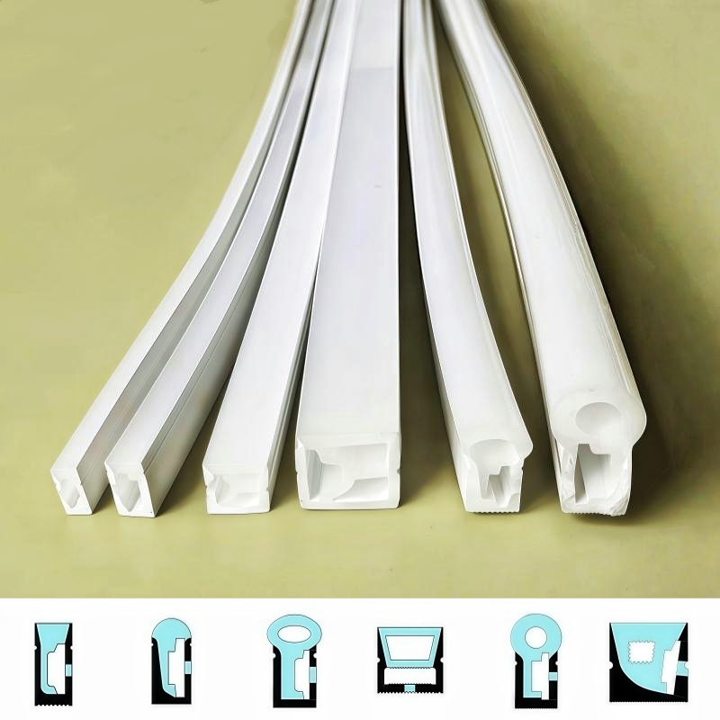 Outdoor Lighting Recessed - 1-5M Recessed Neon Silicone Tube Led