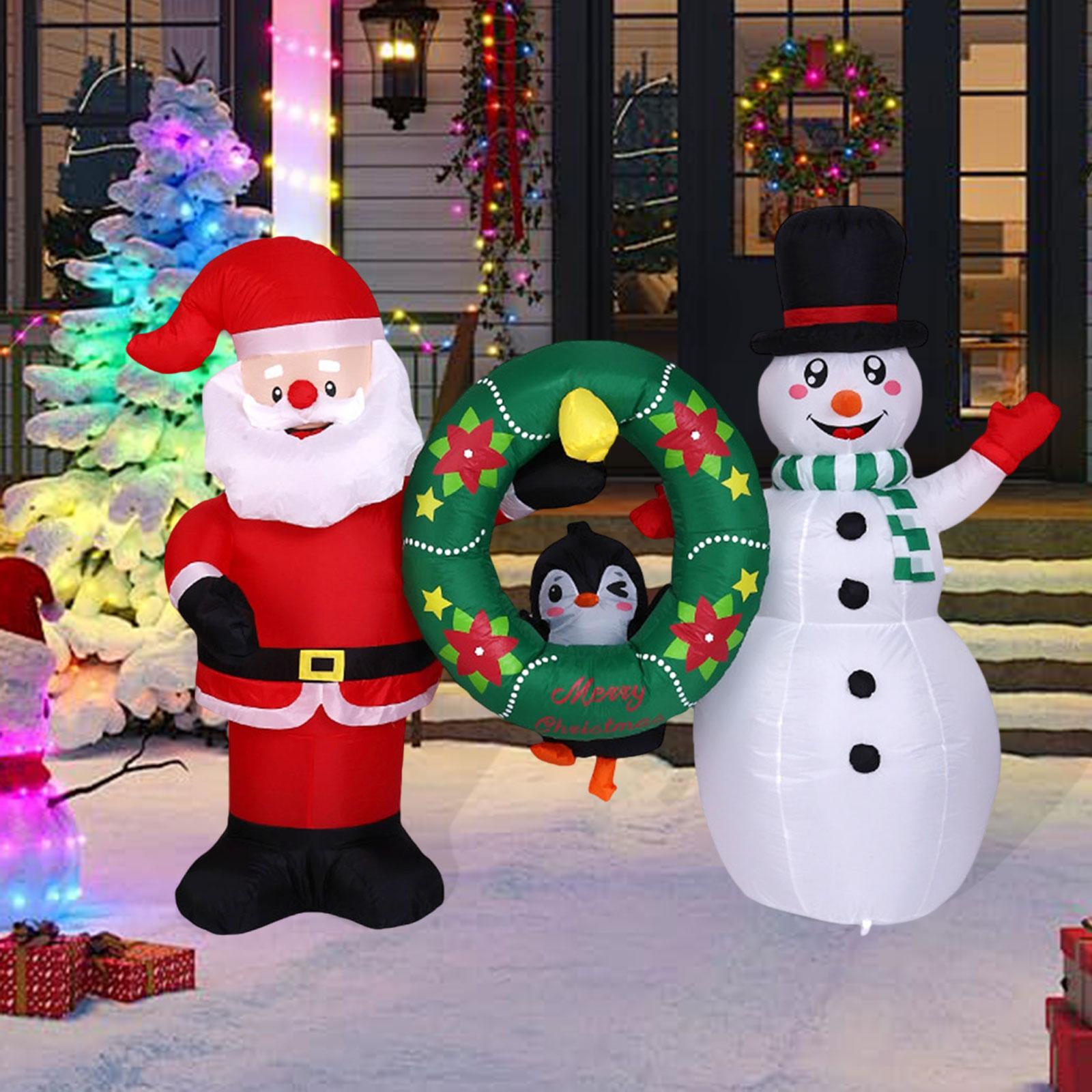 Xmas Outdoor Lighting Decorations - Christmas Inflatables Decoration,Outdoor,Light up,Xmas Decoration Santa