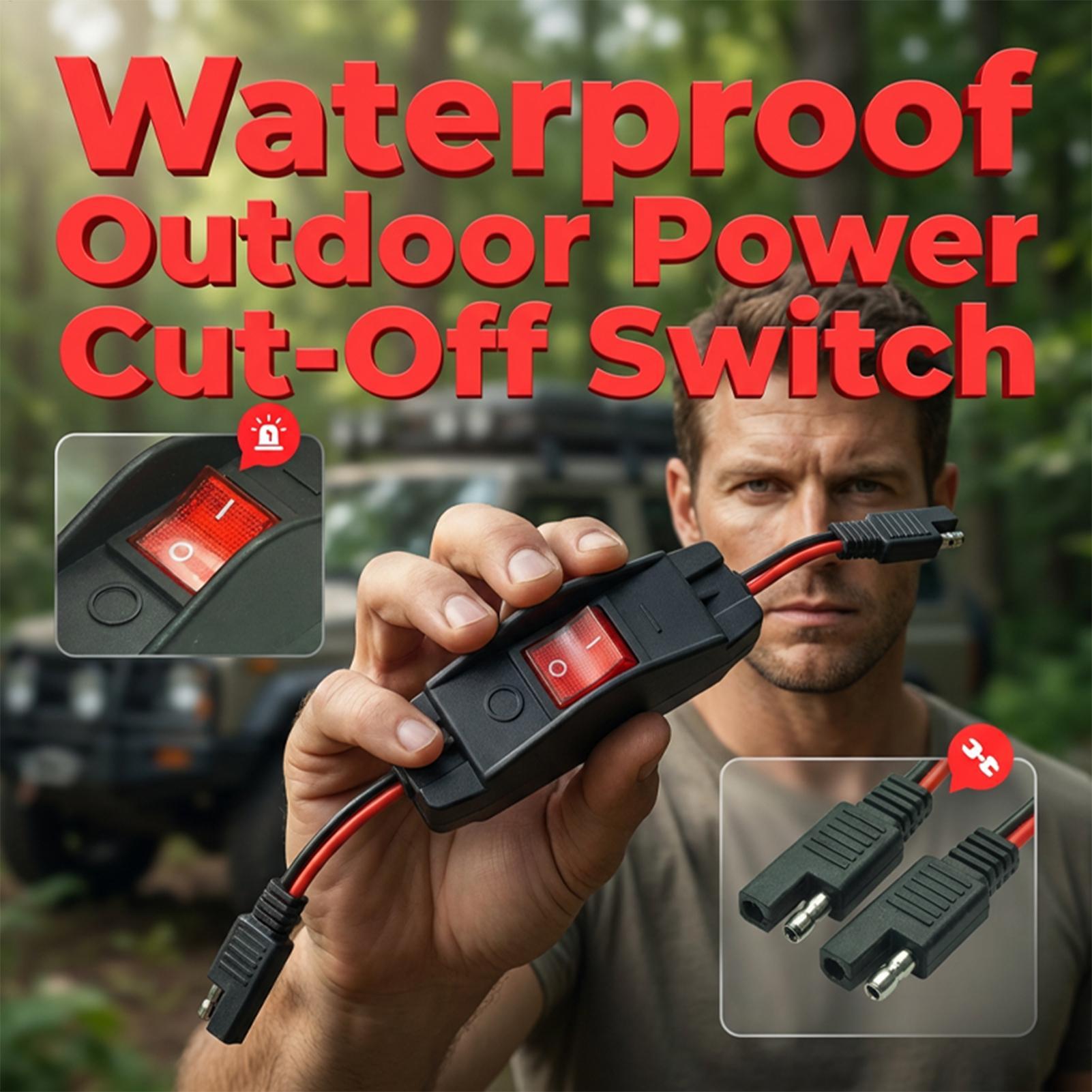 Outdoor Lighting Electric - Outdoor On Off Button Waterproof With