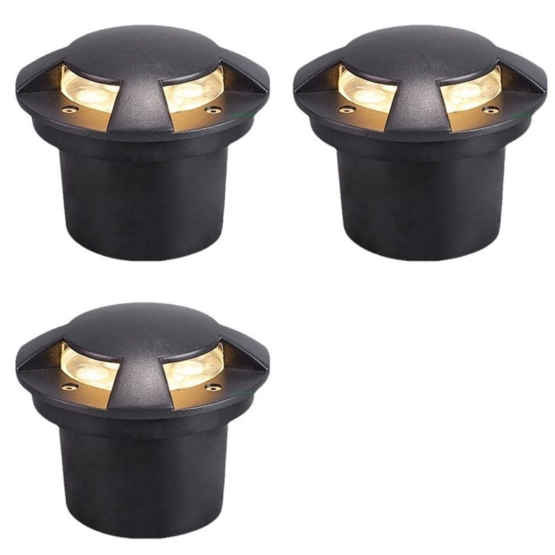 Outdoor Lighting Recessed - SOFT-3X 4 Side Outdoor Recessed Underground