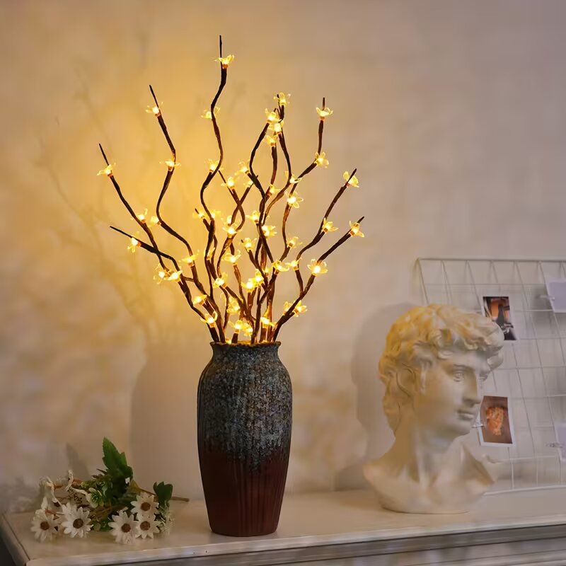 Outdoor Lighting Bulbs - 1/2PC 20LED Cherry Blossom Tree Branch