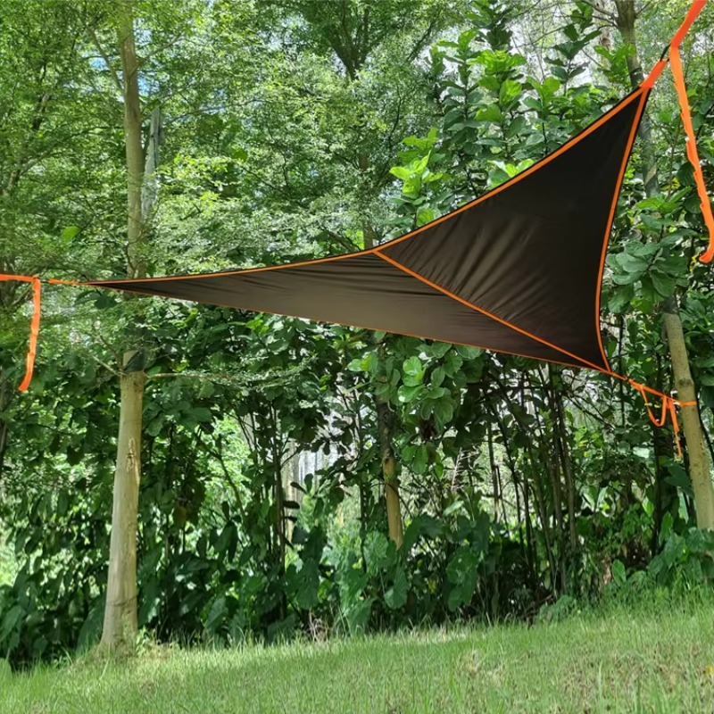 Outdoor Lighting On Trees - Outdoor Camping Triangular Hammock Folding Portable