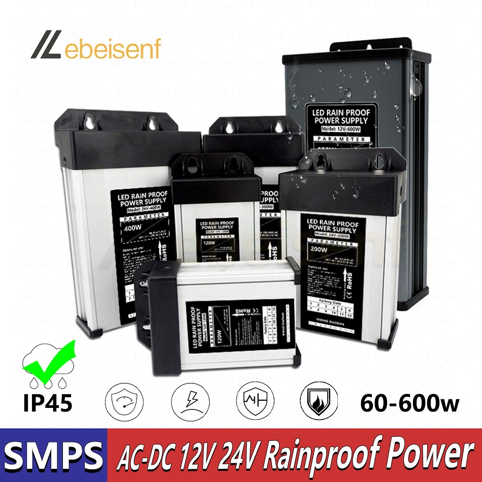 Outdoor Lighting Transformer Box - 60W-600W Outdoor IP45 Rainproof Switching Power
