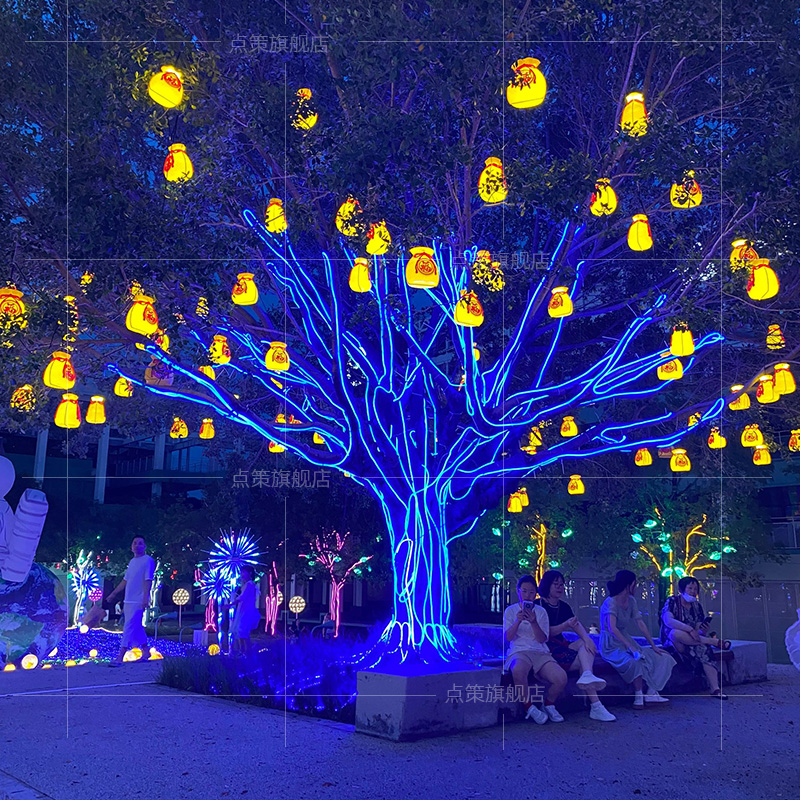 Lucky bag lanterns, money bags - Outdoor Lighting On Trees review and price