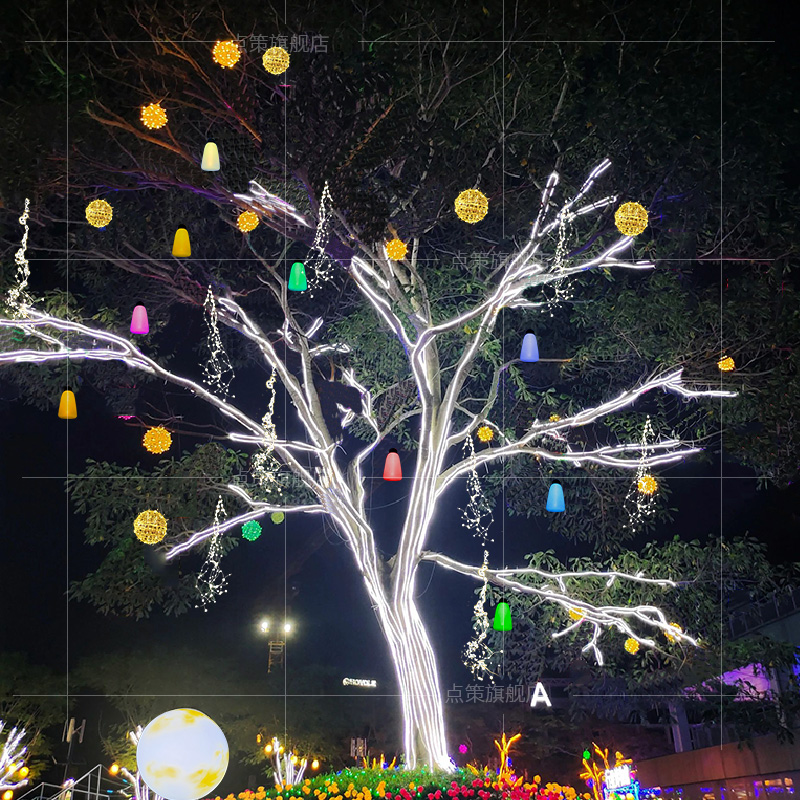Lucky bag lanterns, money bags - Outdoor Lighting On Trees review and price