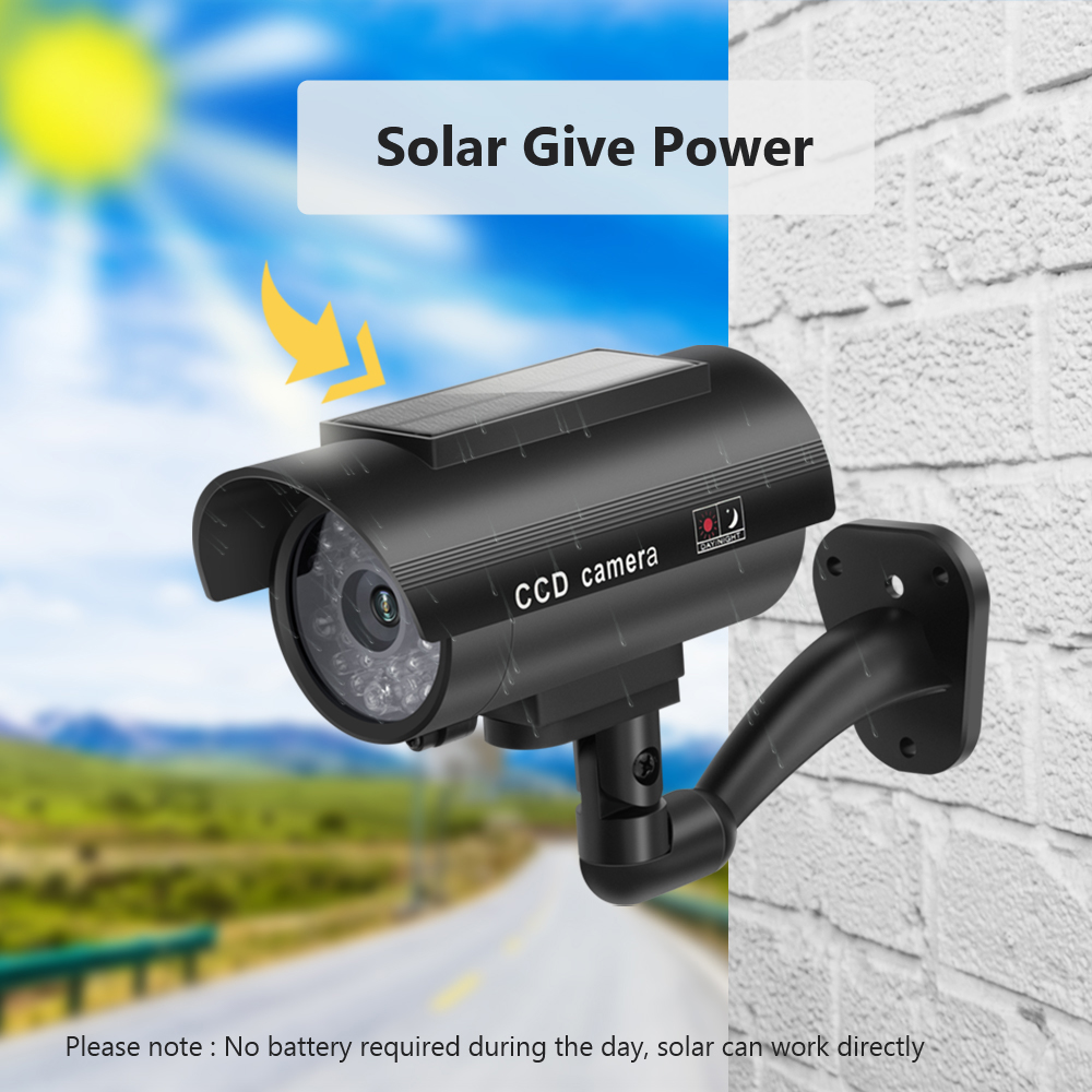 Solar Panel Dummy Surveillance - Outdoor Lighting And Camera review and price