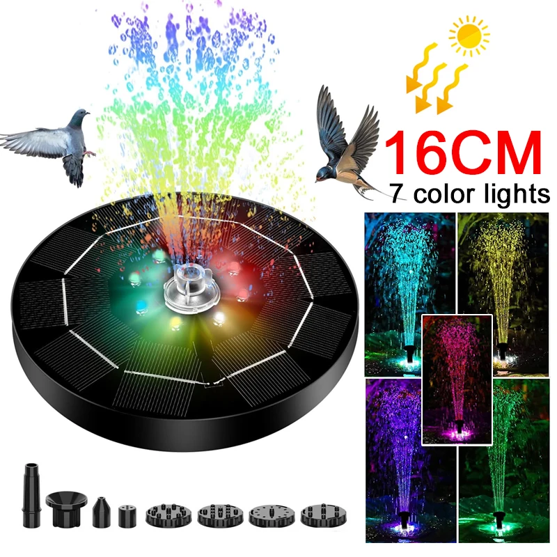 Fountain Light 7 Colors LED Li - Outdoor Lighting Gazebo review and price
