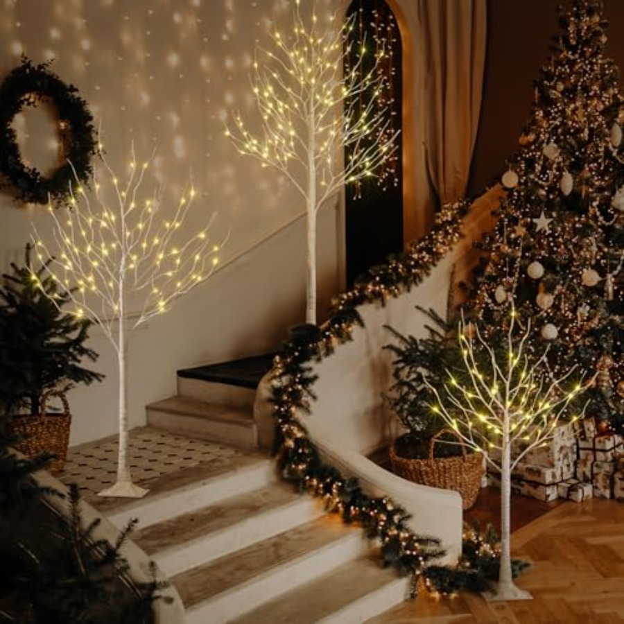 LED Birch Tree Light Set For I - Outdoor Lighting On Trees review and price