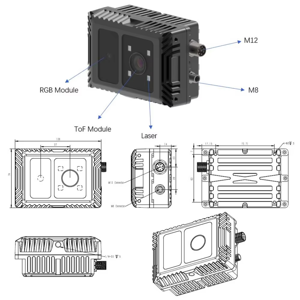 CS40pro 10m 3D ToF Solid State - Outdoor Lighting And Camera review and price