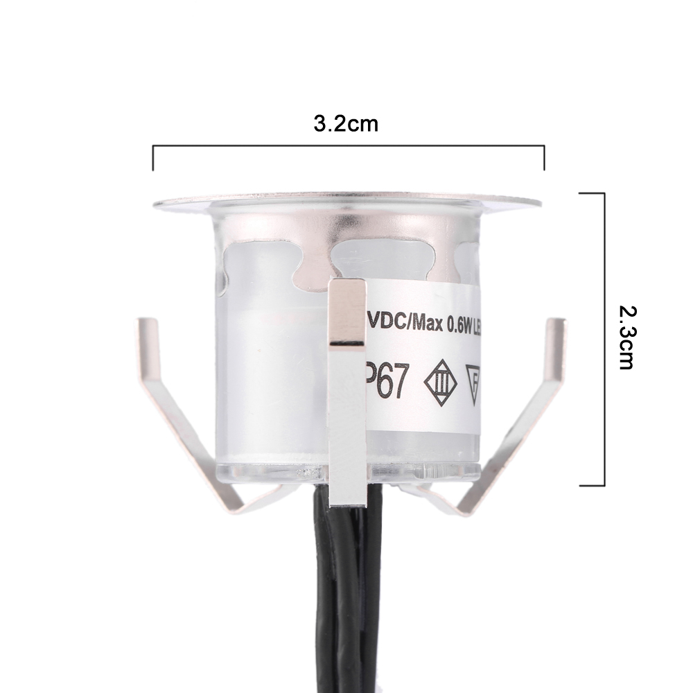 10PCS 32mm LED Deck Lights 0.6 - Outdoor Lighting Recessed review and price