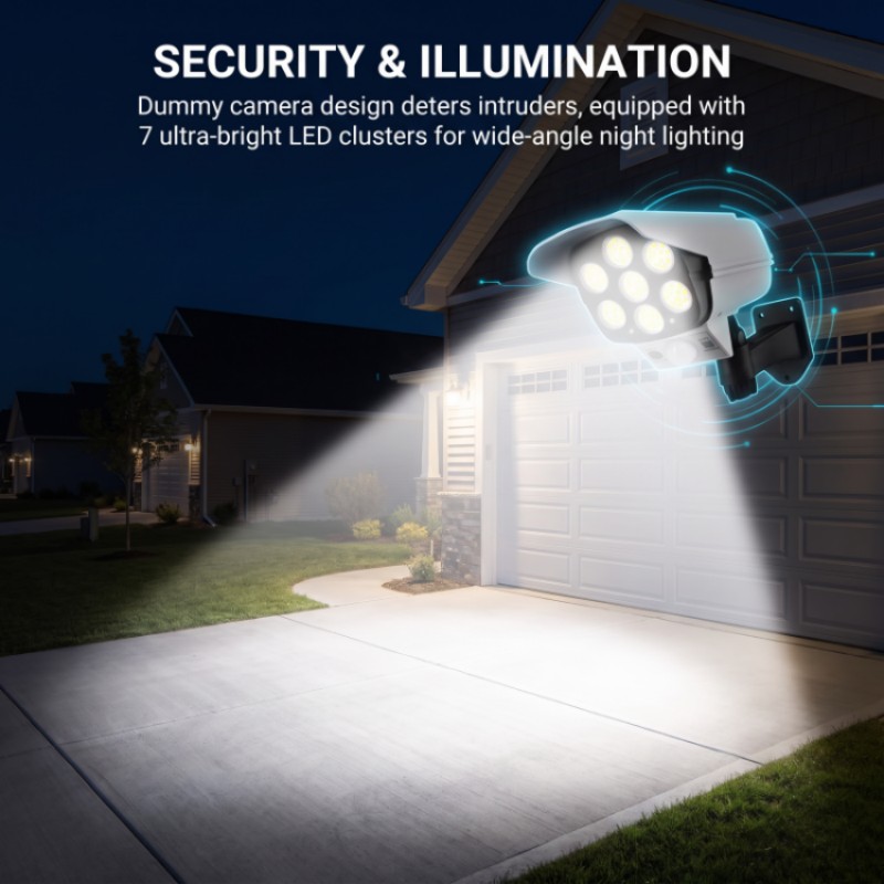 Solar Security LED Flood Light - Dusk To Dawn Bulb review and price