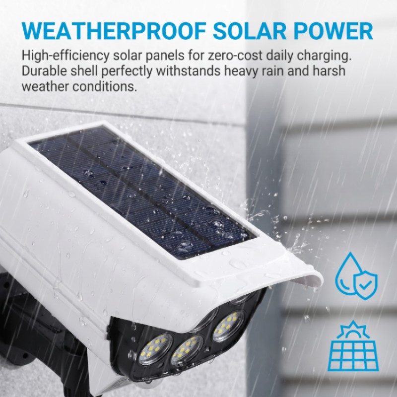 Solar Security LED Flood Light - Dusk To Dawn Bulb review and price