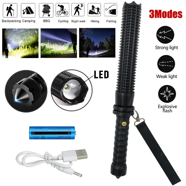 USB Rechargeable LED Flashligh - Outdoor Lighting Setup review and price