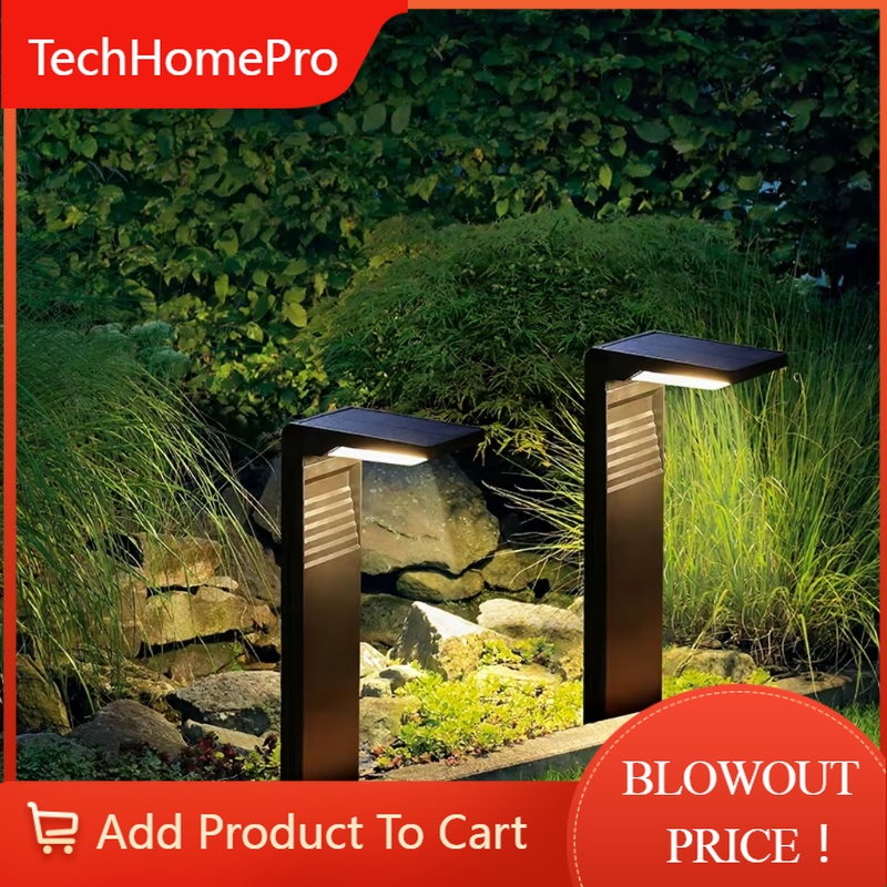 TechHPSolar Powered Waterproof - Wired Pathway Light review and price