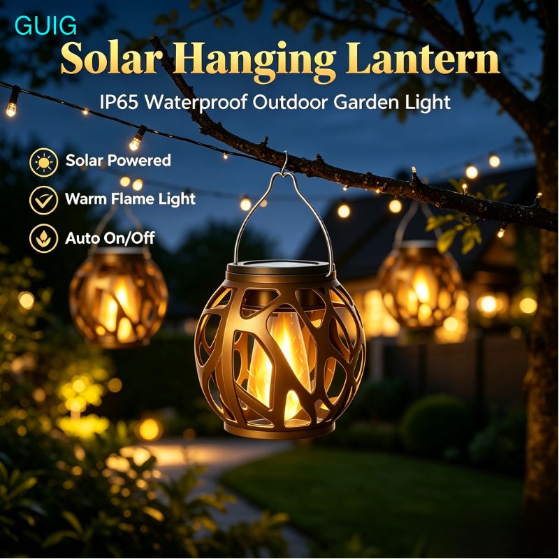 1/2/4 Pack Solar Hanging Flame - Outdoor Lighting On Trees review and price