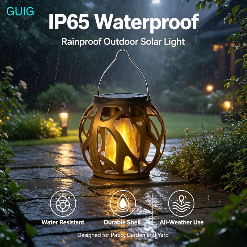 1/2/4 Pack Solar Hanging Flame - Outdoor Lighting On Trees review and price