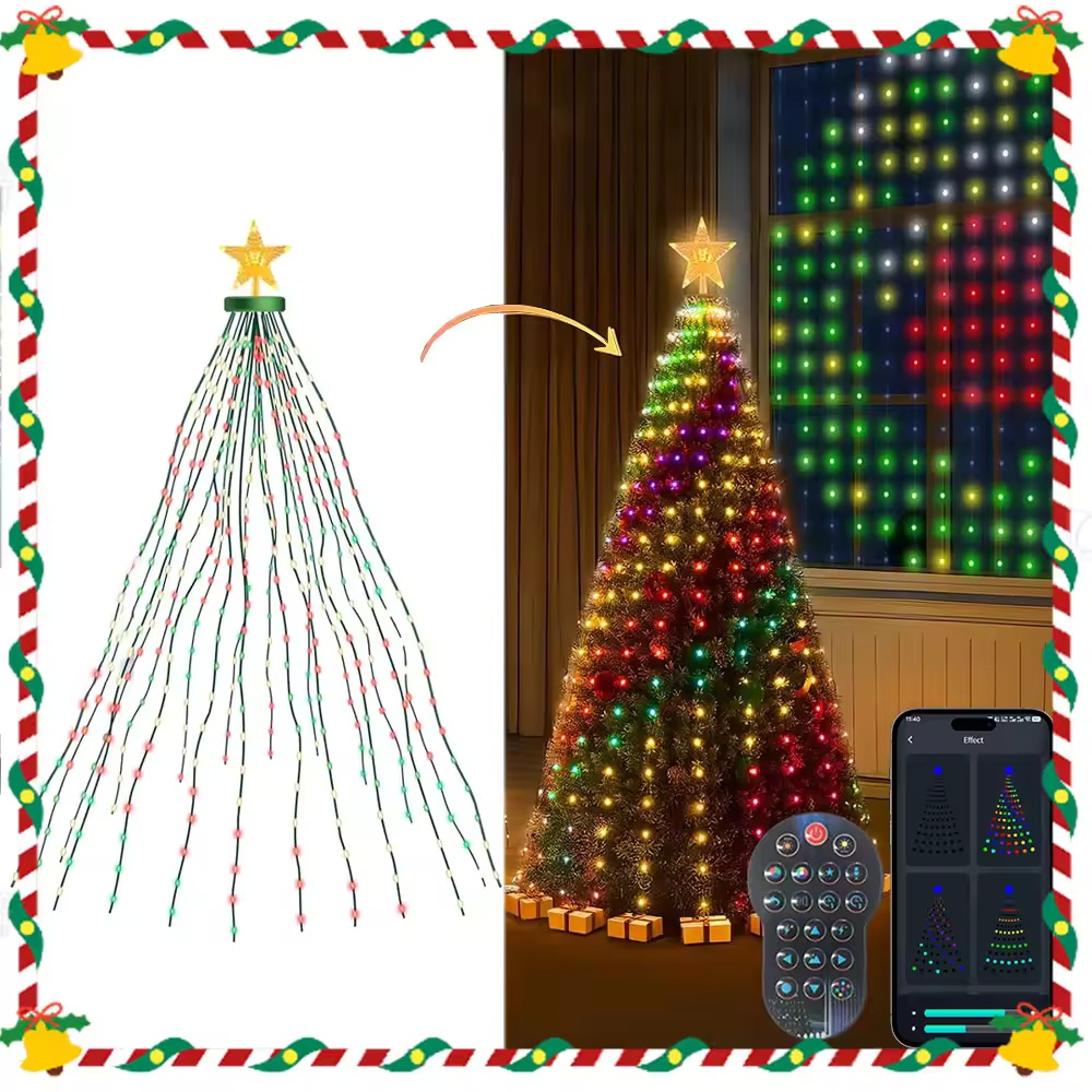 2.1M 400LEDs Christmas Lights  - Xmas Outdoor Lighting Decorations review and price