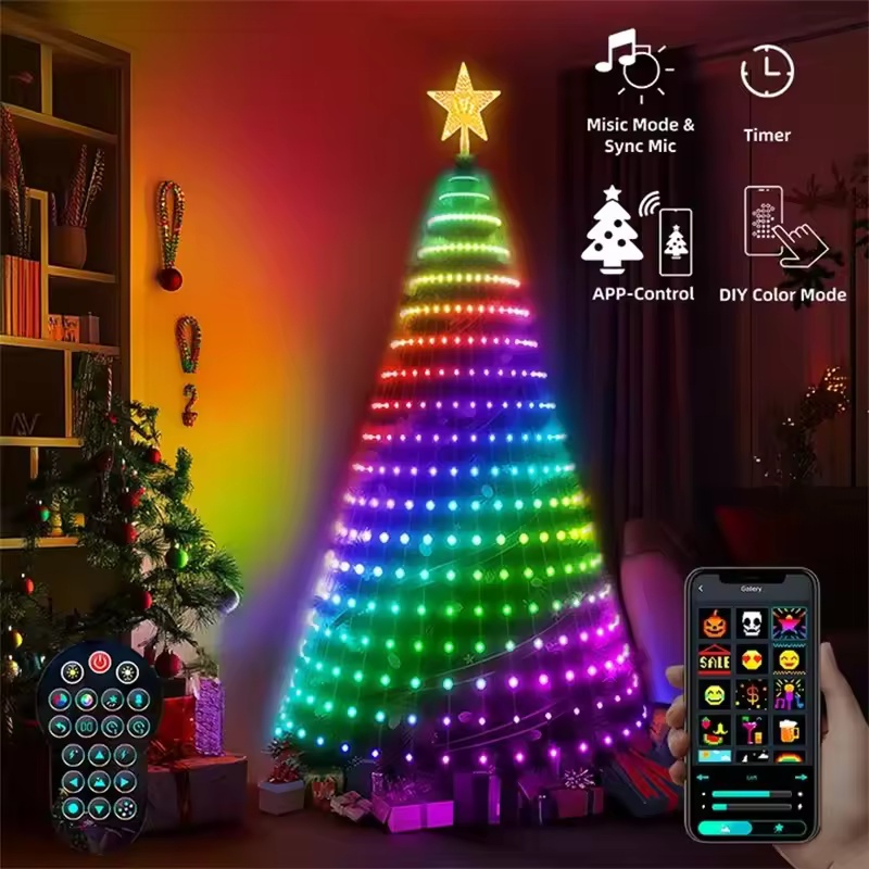 2.1M 400LEDs Christmas Lights  - Xmas Outdoor Lighting Decorations review and price