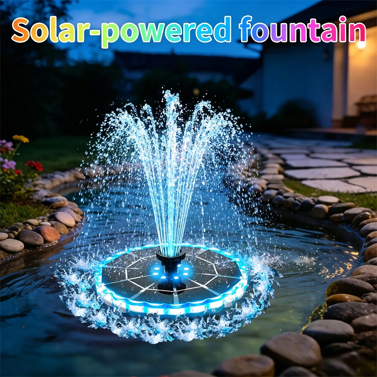 3.5W Outdoor Solar Fountain fo - Outdoor Lighting Ground review and price