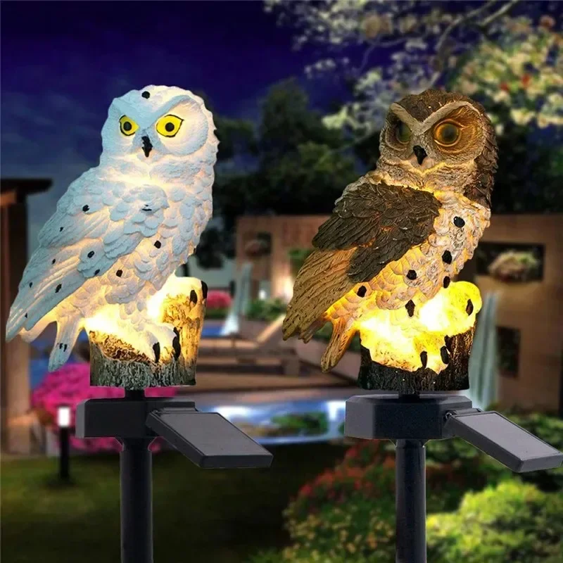 Solar Owl Statue Garden Light  - Outdoor Lighting Gazebo review and price
