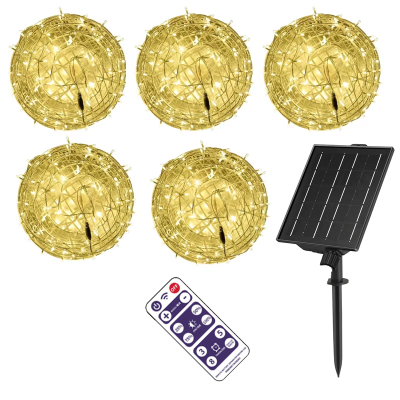 Solar Christmas Ball Lights fo - Outdoor Lighting On Trees review and price