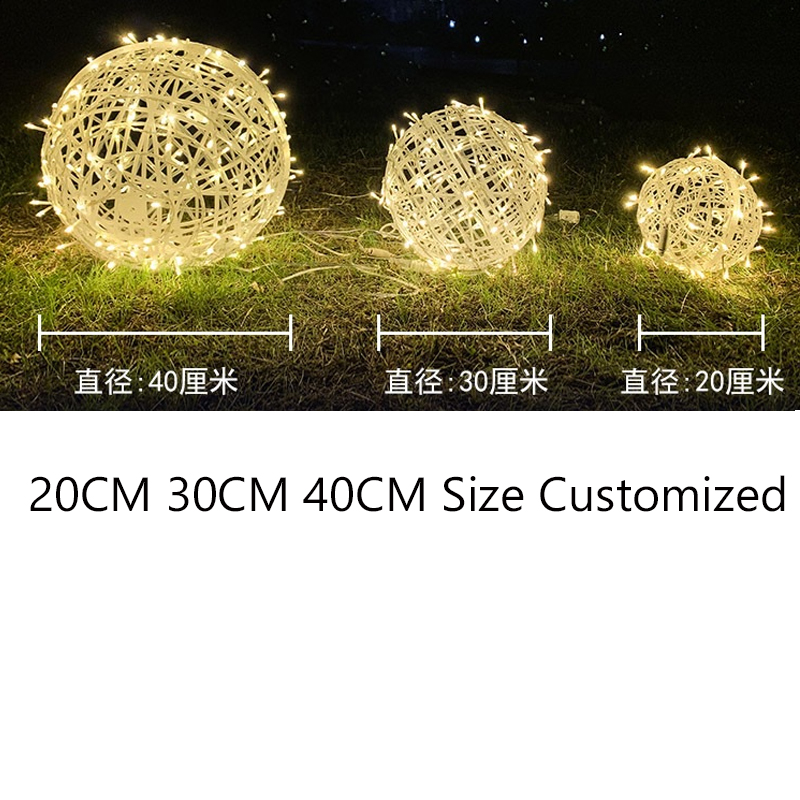 Solar Christmas Ball Lights fo - Outdoor Lighting On Trees review and price