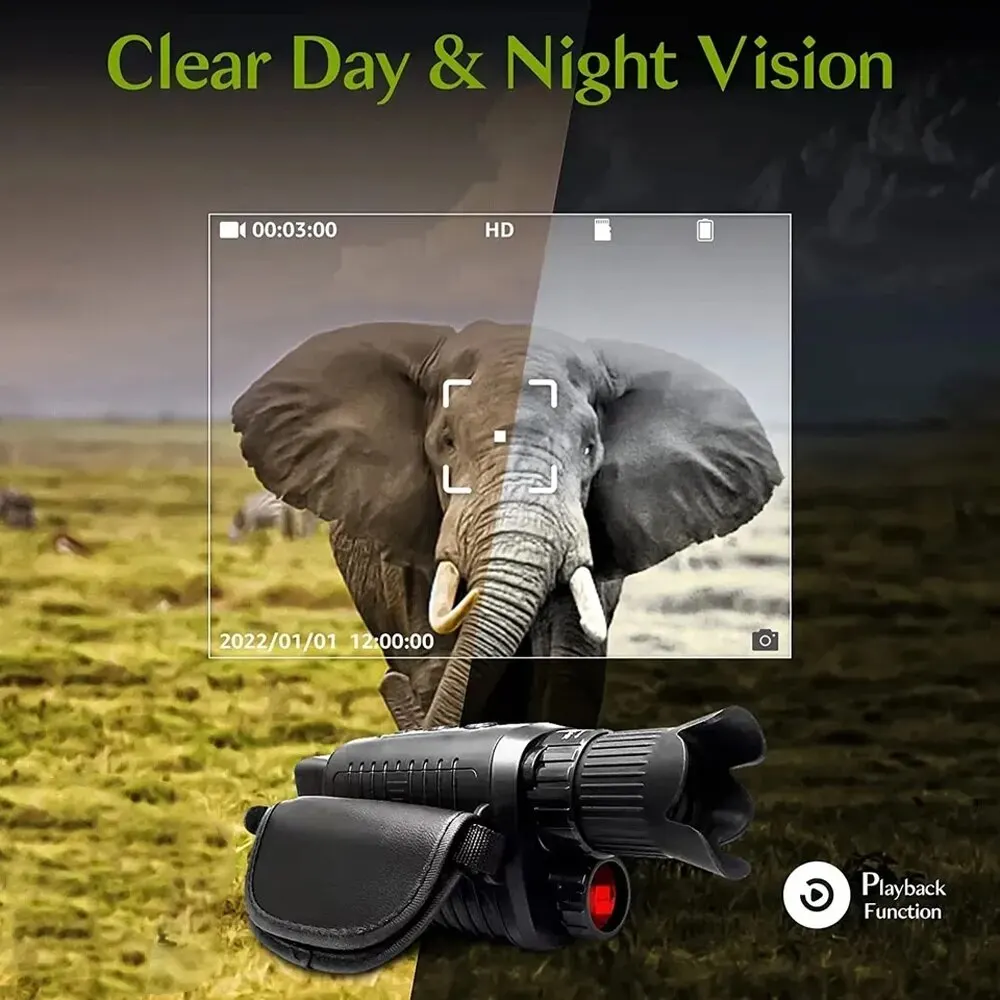 Monocular Night Vision Device  - Outdoor Lighting And Camera review and price