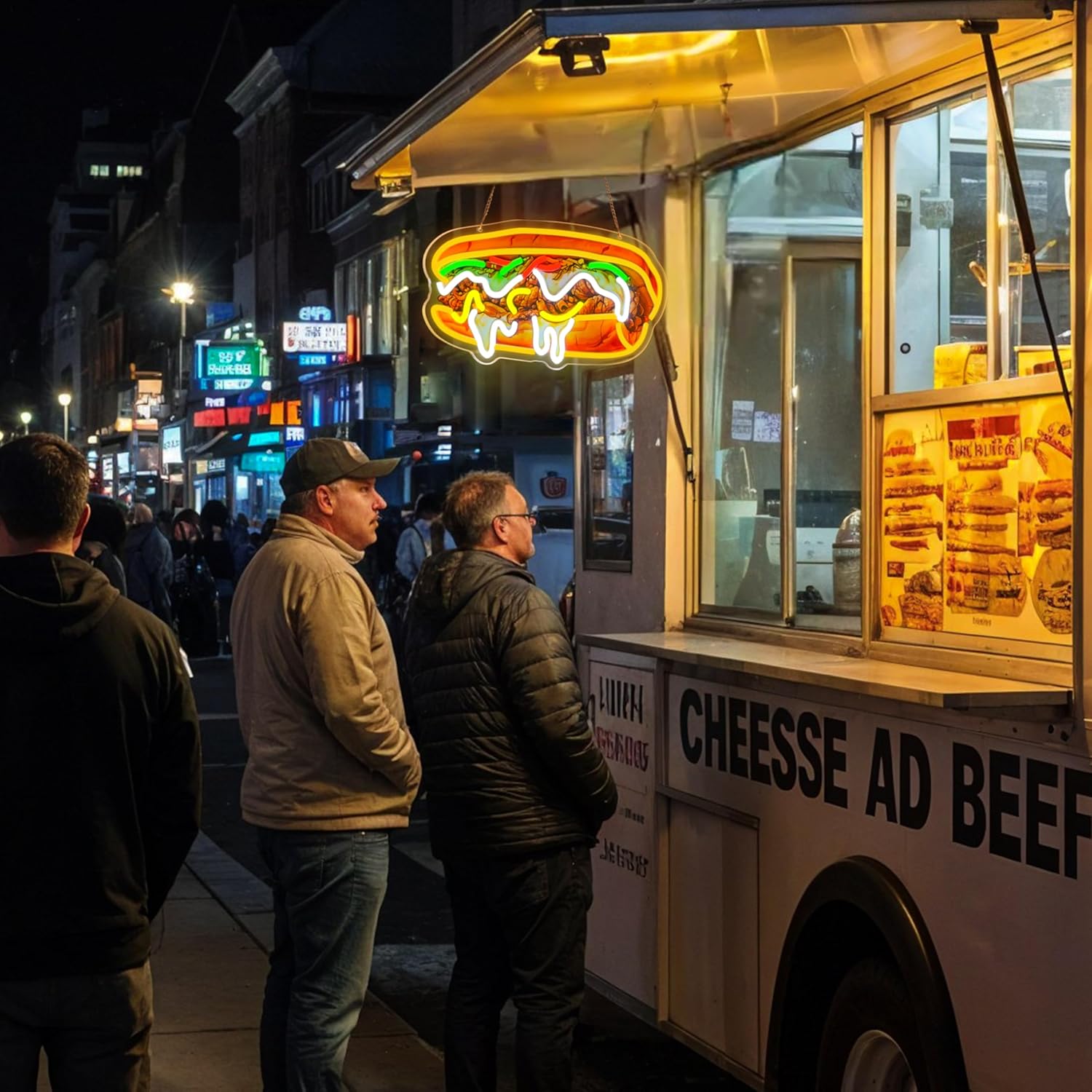Philly Cheesesteak Neon Sign U - Outdoor Lighting Vendor review and price