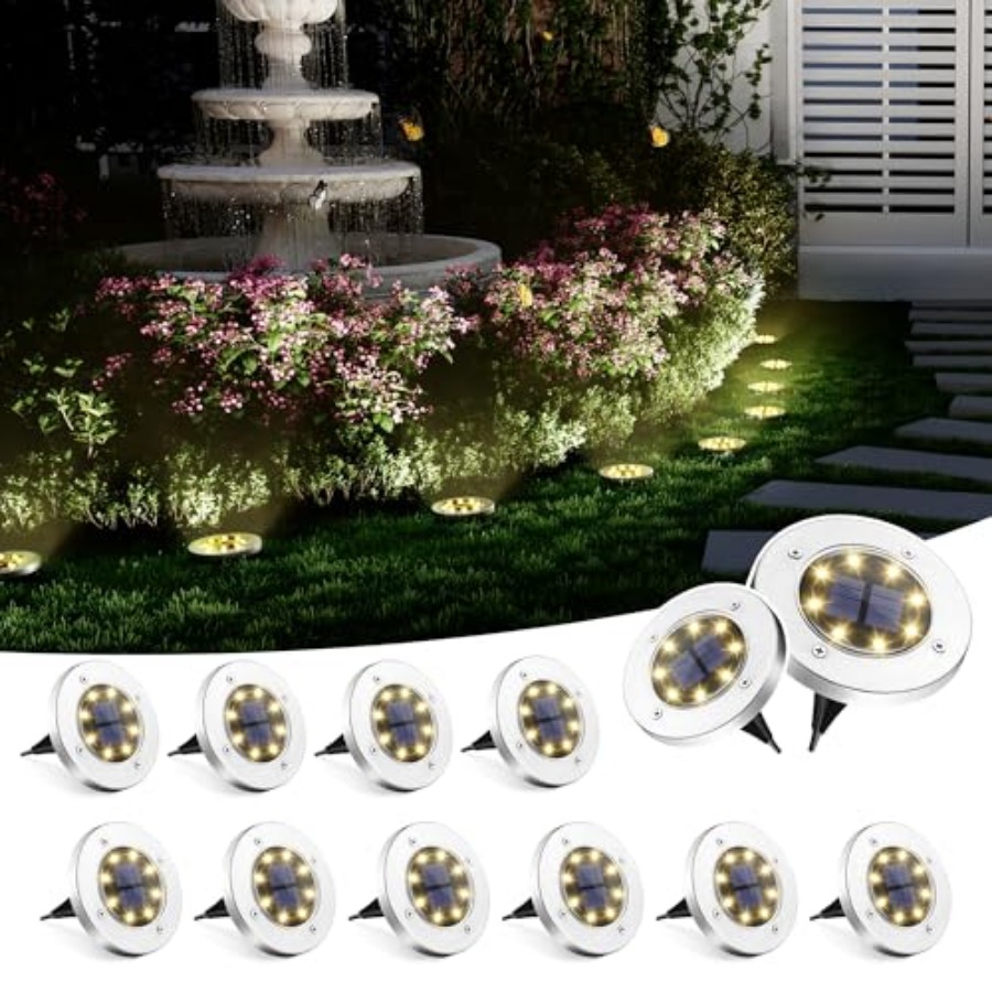 Solar Ground Lights Solar Ligh - Outdoor Lighting Ground review and price